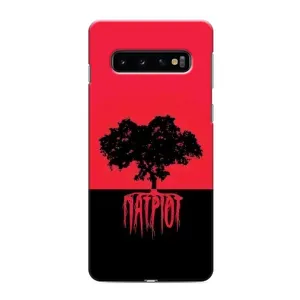 Чехлы УПА (Красно-Чёрный) на Samsung Galaxy s10 Plus (УПА Патриот)
