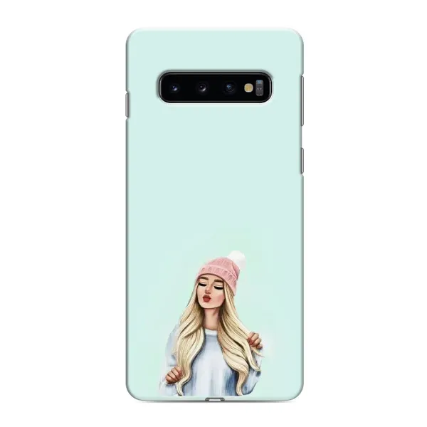 Чехол с рисунком «В шапке» для Samsung Galaxy s10 Plus Чехол с рисунком «В шапке» для Samsung Galaxy s10 Plus