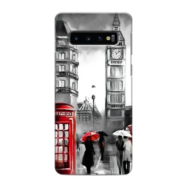 Чехол с рисунком «Вид на Биг Бен» для Samsung Galaxy s10 Plus Чехол с рисунком «Вид на Биг Бен» для Samsung Galaxy s10 Plus