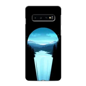 Літній Чохол на Samsung Galaxy s10 Plus (Синій Водоспад)