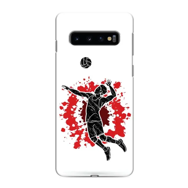 Чехол с рисунком «Волейболист» для Samsung Galaxy s10 Plus Чехол с рисунком «Волейболист» для Samsung Galaxy s10 Plus