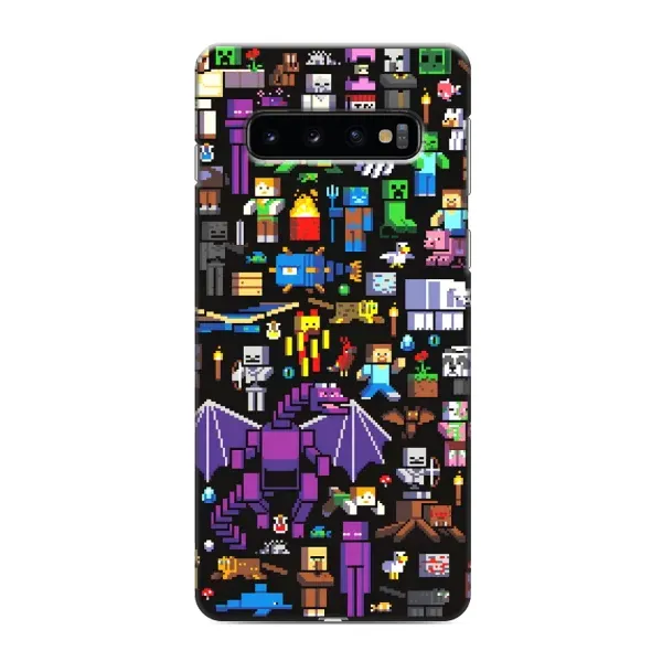 Чехол с рисунком «Все персонажи» для Samsung Galaxy s10 Plus