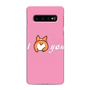 Силиконовые Чехлы Любимому человеку для Samsung Galaxy s10 Plus (Я тебя люблю)