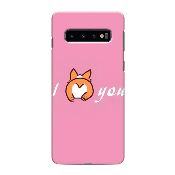Чехол с рисунком «Я тебя люблю» для Samsung Galaxy s10 Plus
