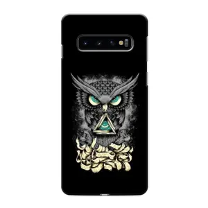 Чохли з принтом СОВИ для Samsung Galaxy s10 Plus (Зелені очі)