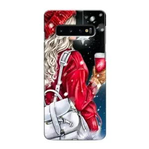 Чехлы на Новый Год Samsung Galaxy s10 Plus (Зима пришла)