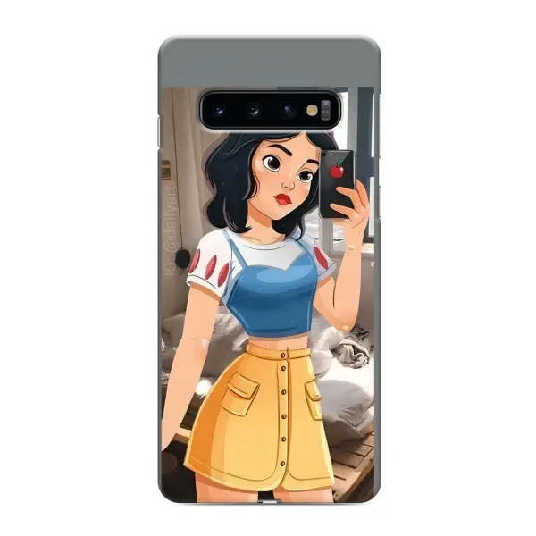Чехол с рисунком «Белоснежка с телефоном» для Samsung Galaxy s10 Plus