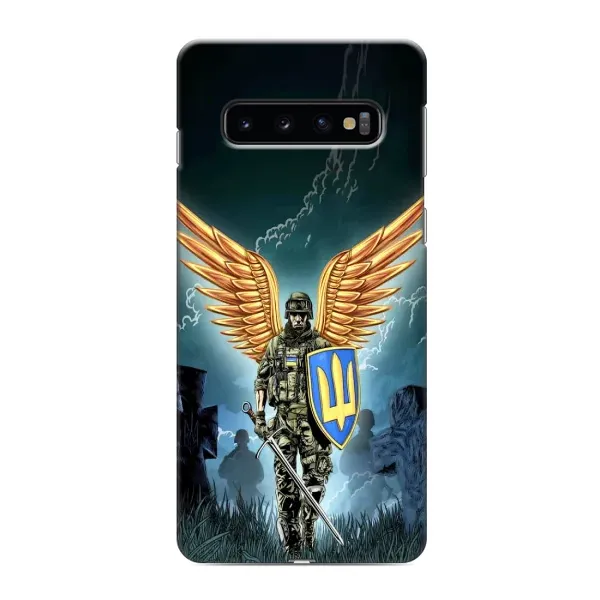 Чехол с рисунком «ЗСУ з крильями» для Samsung Galaxy s10 Plus