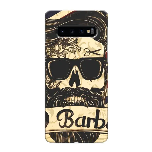Чехол с рисунком «Барбер шоп» для Samsung Galaxy S10