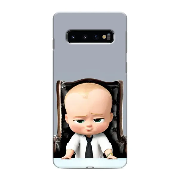 Чехол с рисунком «BOSS» для Samsung Galaxy S10