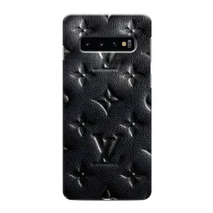 Текстурний Чохол Louis Vuitton для Самсунг С10 (Чорний ЛВ)