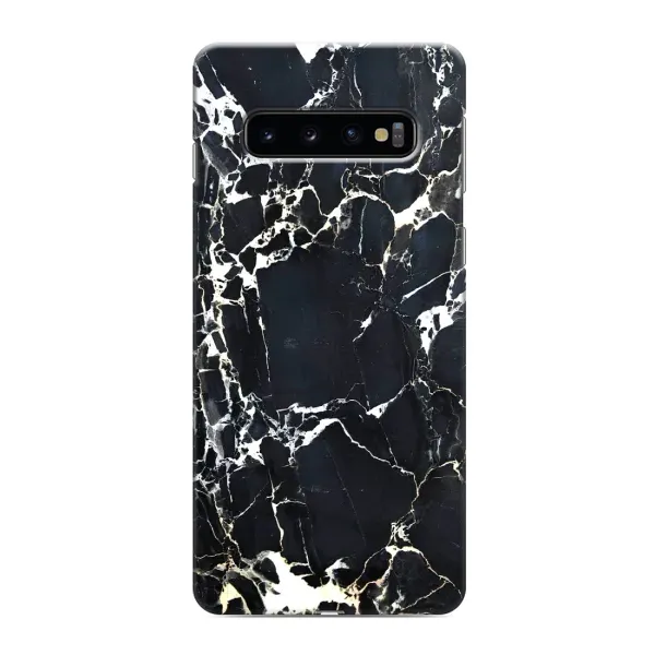Чехол с рисунком «Чёрный мрамор» для Samsung Galaxy S10 Чехол с рисунком «Чёрный мрамор» для Samsung Galaxy S10