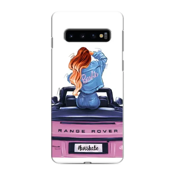 Чехол с рисунком «Девушка на машине» для Samsung Galaxy S10 Чехол с рисунком «Девушка на машине» для Samsung Galaxy S10