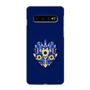 Чехол с картинкой (Патриотический ГЕРБ) на Samsung Galaxy S10 (герб)