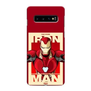 Чехол Супергерой Железный человек на Samsung Galaxy S10 (Iron man)