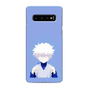 Чехол с персонажами АНИМЕ на Samsung Galaxy S10 (Киллуа Золдик)