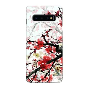 Чехол с принтом САКУРЫ на Samsung Galaxy S10 (Красивая Сакура)