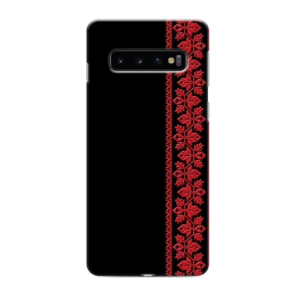 Чехол с рисунком «Красная Вышиванка» для Samsung Galaxy S10 Чехол с рисунком «Красная Вышиванка» для Samsung Galaxy S10