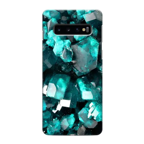 Чехол с рисунком «Кристалы» для Samsung Galaxy S10