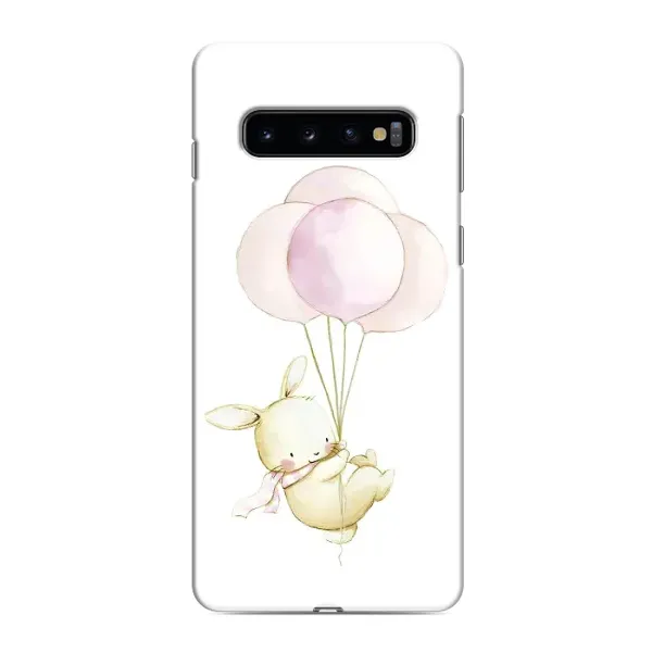 Чехол с рисунком «Кролик и шарики» для Samsung Galaxy S10 Чехол с рисунком «Кролик и шарики» для Samsung Galaxy S10