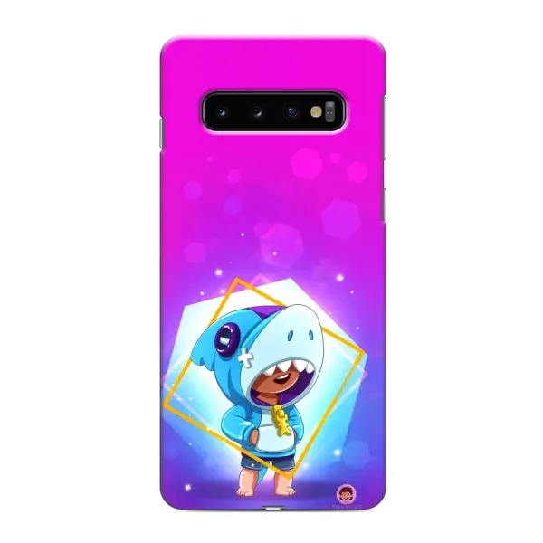 Чехол с рисунком «Леон в костюме Акулы» для Samsung Galaxy S10