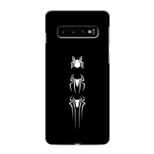 Чехол Супергерой Человека Паука на Samsung Galaxy S10 (Лого паука)