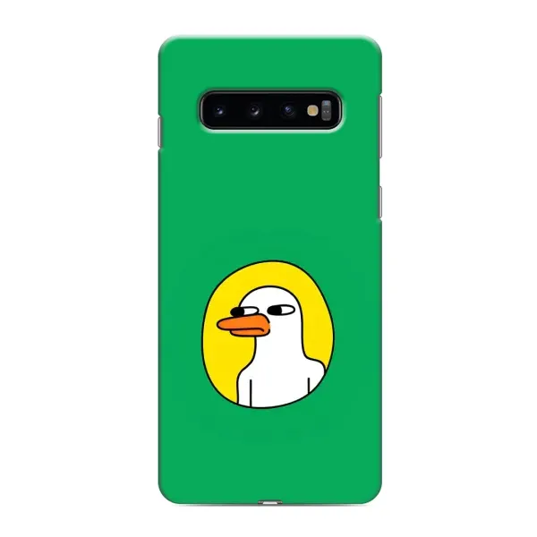 Чехол с рисунком «Мем Утка» для Samsung Galaxy S10 Чехол с рисунком «Мем Утка» для Samsung Galaxy S10