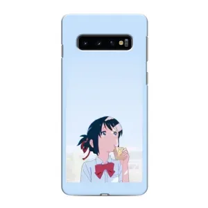Чехол с персонажами АНИМЕ на Samsung Galaxy S10 (Мицуха)