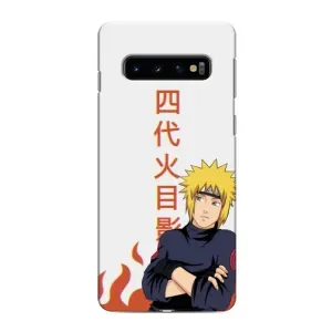 Чехол с персонажами АНИМЕ на Samsung Galaxy S10 (Минато Намикадзэ)