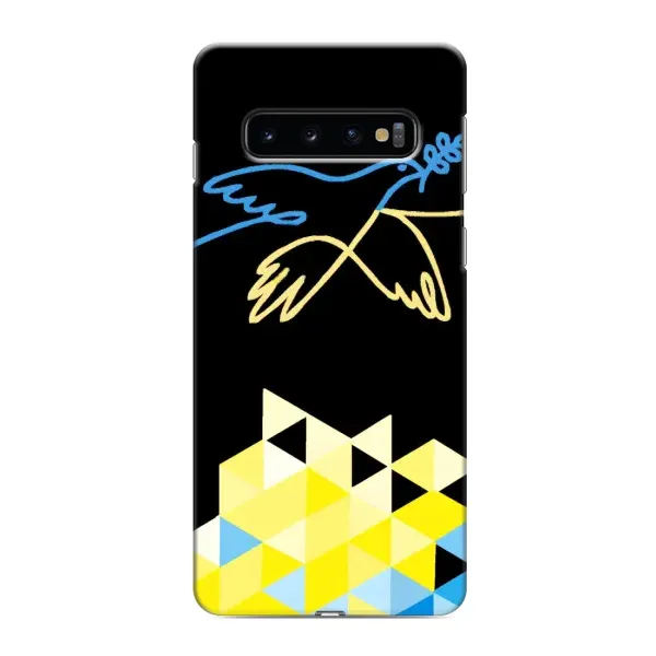 Чехол с рисунком «Мир для Украины» для Samsung Galaxy S10 Чехол с рисунком «Мир для Украины» для Samsung Galaxy S10