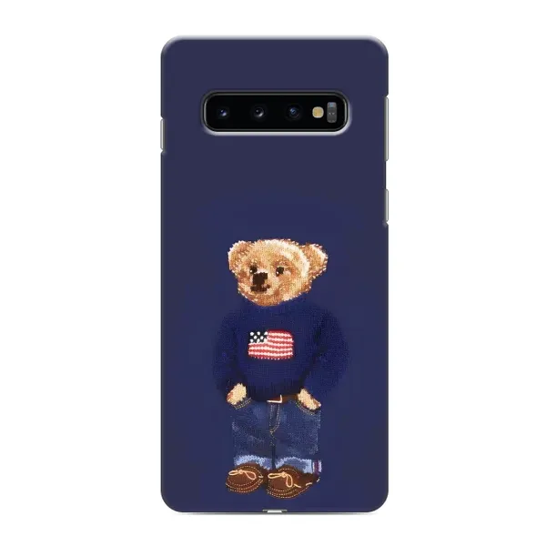 Чехол с рисунком «Мишка USA» для Samsung Galaxy S10