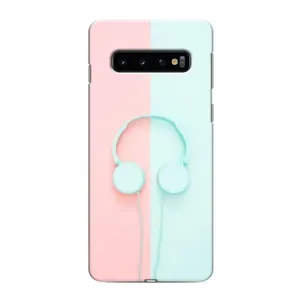 Девчачий Чехол для Samsung Galaxy S10 (Наушники)