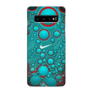 Силіконовый Чохол на Samsung Galaxy S10 з картинкою НАЙК (Найк зелений)
