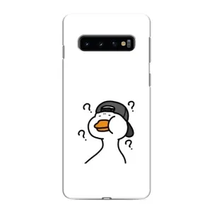 Бампер с принтом Мемы для Samsung Galaxy S10 (Непонимание)