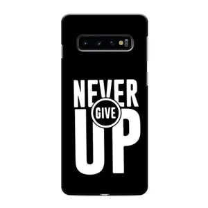 Силіконовый Чохол на Samsung Galaxy S10 з картинкою НАЙК (Never Give UP)