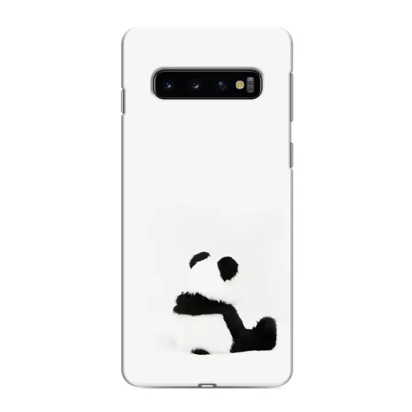 Чехол с рисунком «Панда обиделся» для Samsung Galaxy S10 Чехол с рисунком «Панда обиделся» для Samsung Galaxy S10