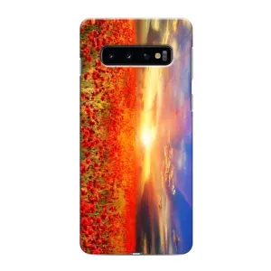 Чехлы с картинкой (Тюльпаны) на Самсунг s10 (Поле тюльпанов)