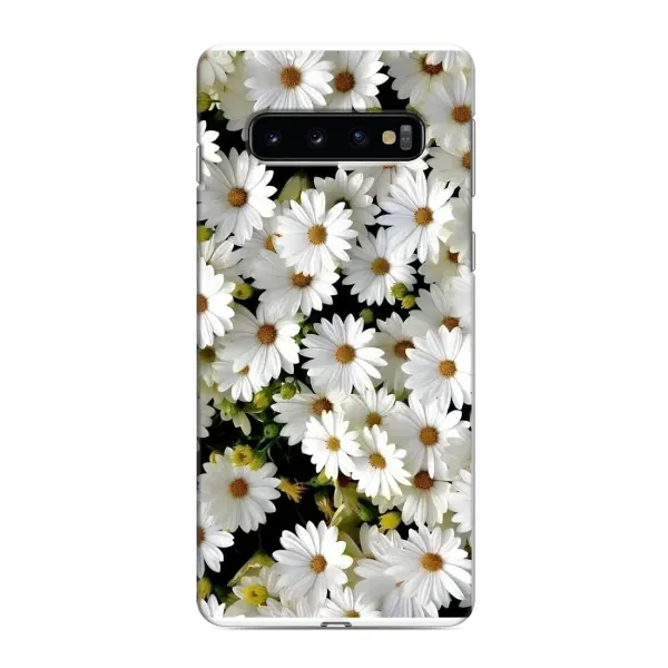 Чехол с рисунком «Рамка в ромашках» для Samsung Galaxy S10 Чехол с рисунком «Рамка в ромашках» для Samsung Galaxy S10