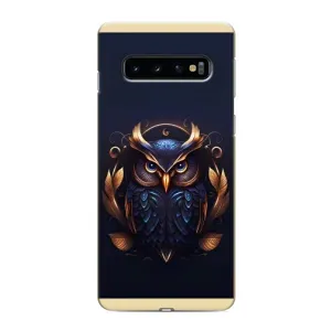 Чехлы с принтом СОВЫ для Samsung Galaxy S10 (Стильная Сова)