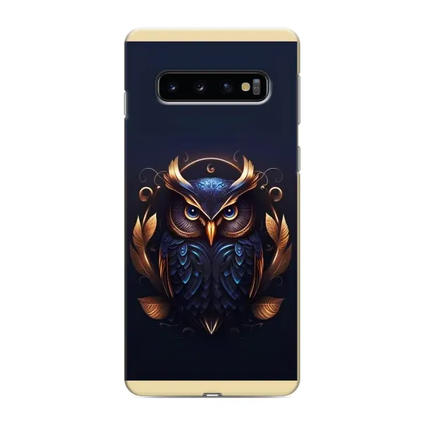 Чехол с рисунком «Стильная Сова» для Samsung Galaxy S10 Чехол с рисунком «Стильная Сова» для Samsung Galaxy S10
