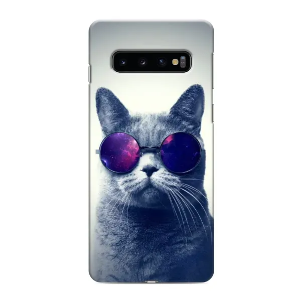 Чехол с рисунком «Стильный КОТ» для Samsung Galaxy S10 Чехол с рисунком «Стильный КОТ» для Samsung Galaxy S10
