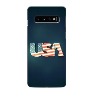 Чехол Флаг USA для Samsung Galaxy S10 (USA)