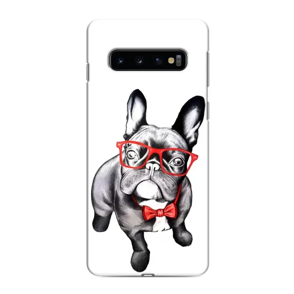 Чехол с рисунком «В очках» для Samsung Galaxy S10 Чехол с рисунком «В очках» для Samsung Galaxy S10
