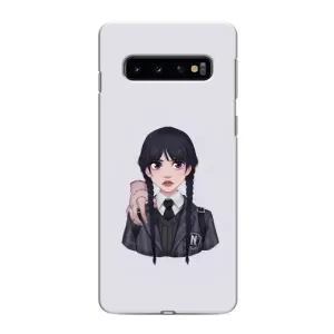 Чехлы с принтом Уэнсдей на Samsung Galaxy S10 (Вещь Венсдей)