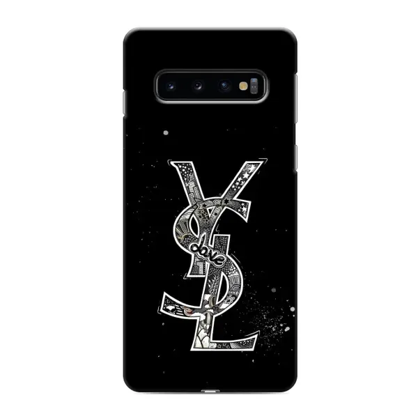 Чехол с рисунком «YSL» для Samsung Galaxy S10