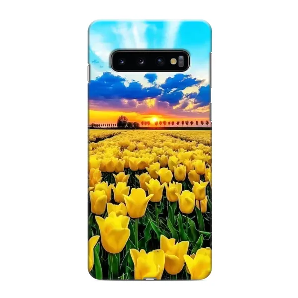 Чехол с рисунком «Желтые тюльпаны» для Samsung Galaxy S10 Чехол с рисунком «Желтые тюльпаны» для Samsung Galaxy S10