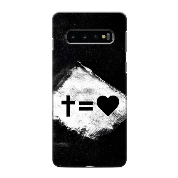 Чехол с рисунком «Значки 2» для Samsung Galaxy S10