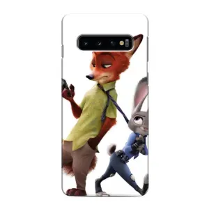 Чехлы ЗВЕРОПОЛИС для Samsung Galaxy S10 (Зверополис герои)