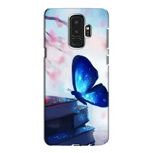 Силіконовий бампер з картинкою звірів для Samsung Galaxy S9 Plus G965 (Метелик синій)