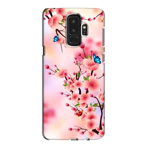 Чехол с рисунком «Бабочки на сакуре» для Samsung Galaxy S9 Plus (G965)